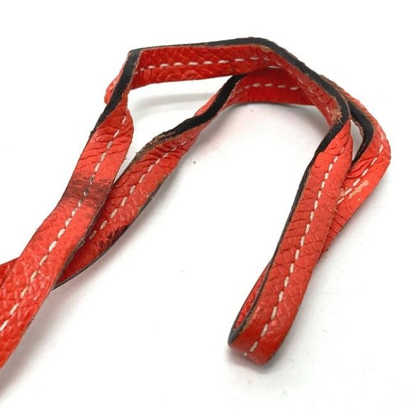 AUTHENTIC HERMES Horse Camaiueu Key ring charm Bag Charm Key Holder Epsom - Picture 4 of 8